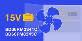 无刷直流电机专用MCU BD66RM3341C-1/-2与BD66FM8345C